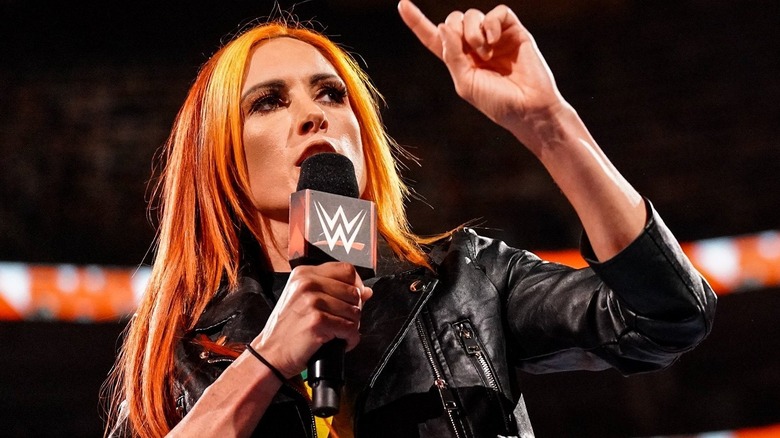 Becky Lynch cuts a promo