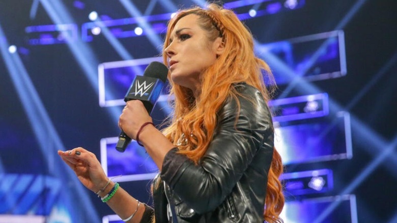 Becky Lynch cuts a promo