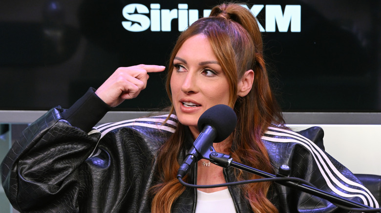 Becky Lynch talking