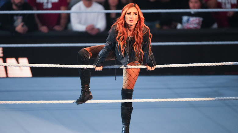 Becky Lynch in the ring