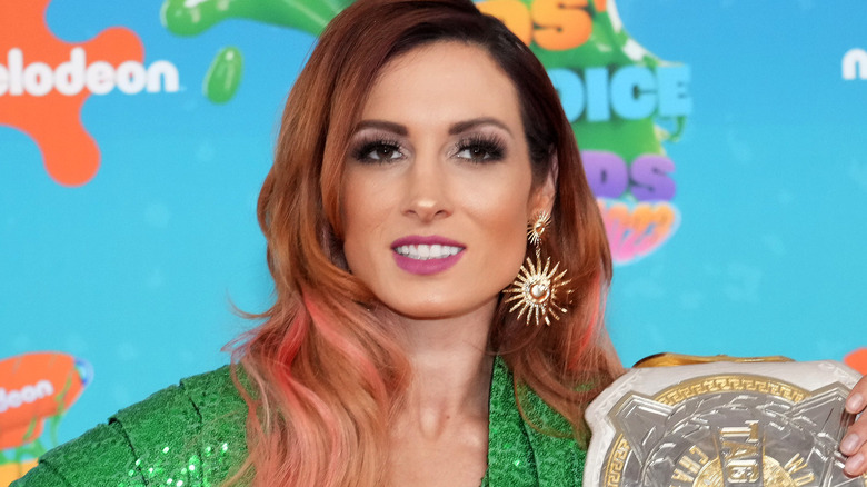 Becky Lynch smiling