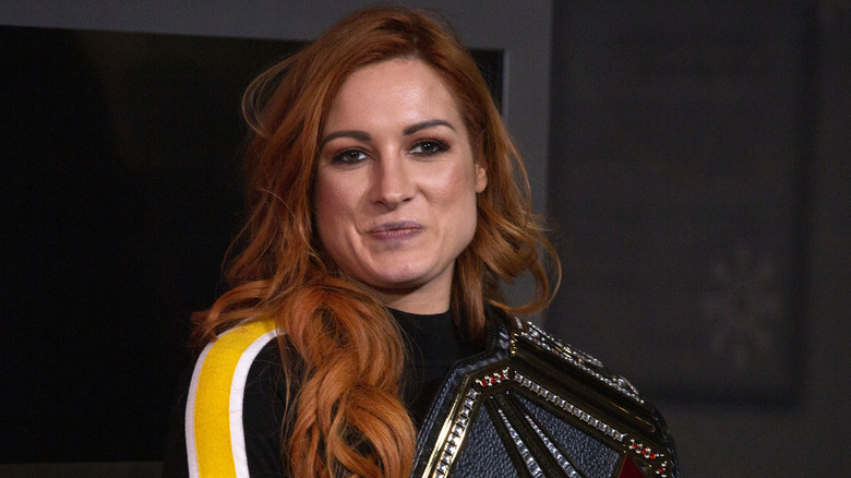 Becky Lynch at Press Conference for WrestleMania 35