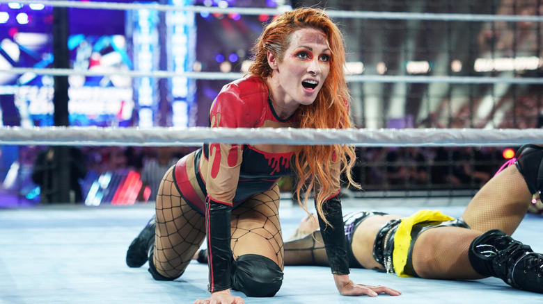 Becky Lynch in the WWE ring