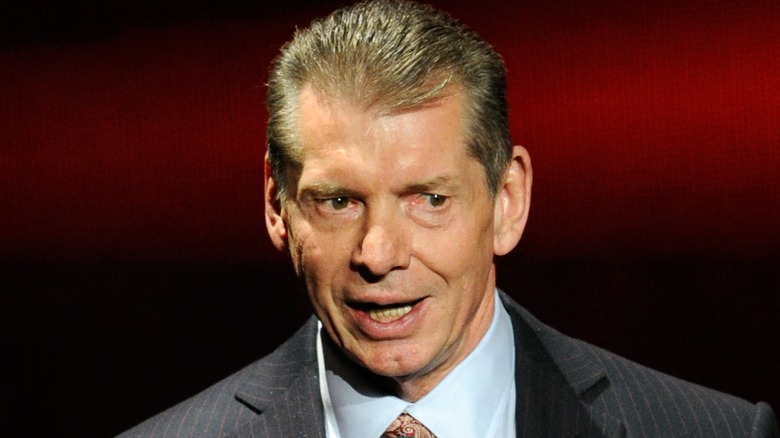 Vince McMahon speaking to an audience