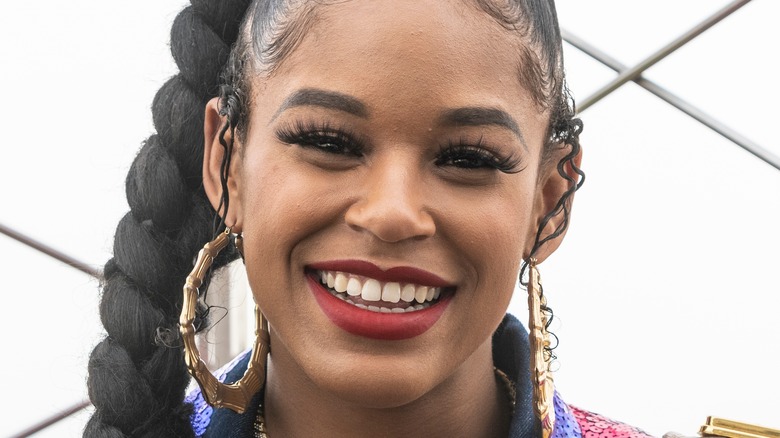 Bianca Belair smiling