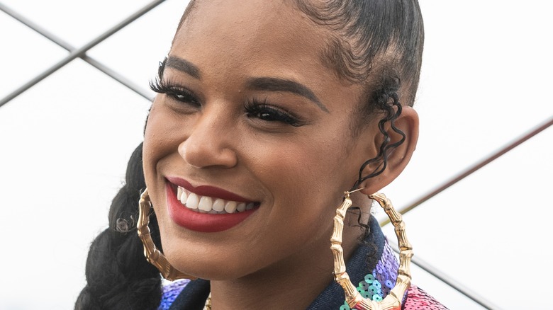 Bianca Belair smiling