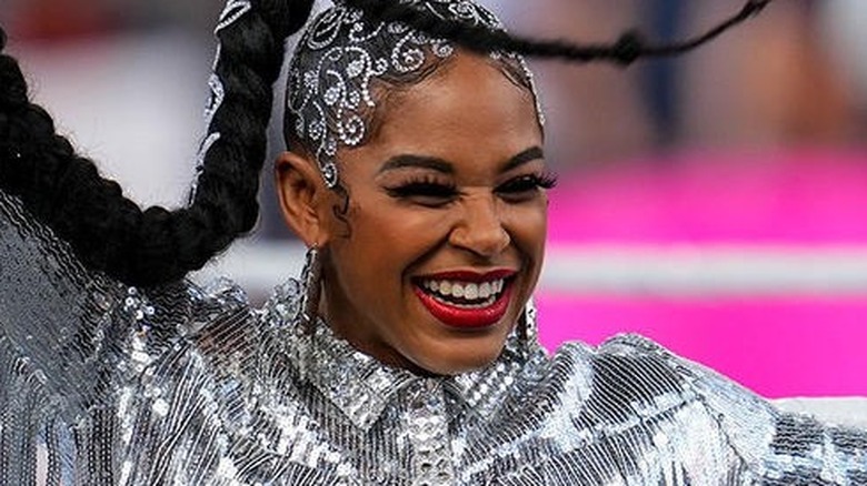Bianca Belair smiling
