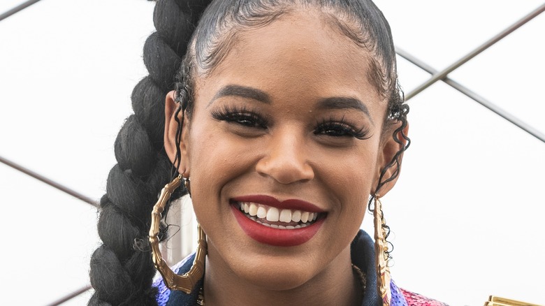 Bianca Belair smiling