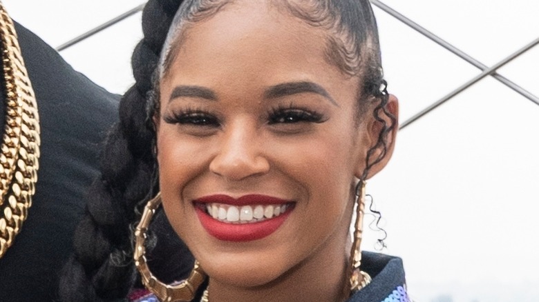 Bianca Belair smiling