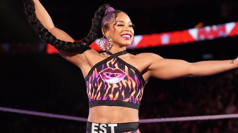 Bianca Belair smiling