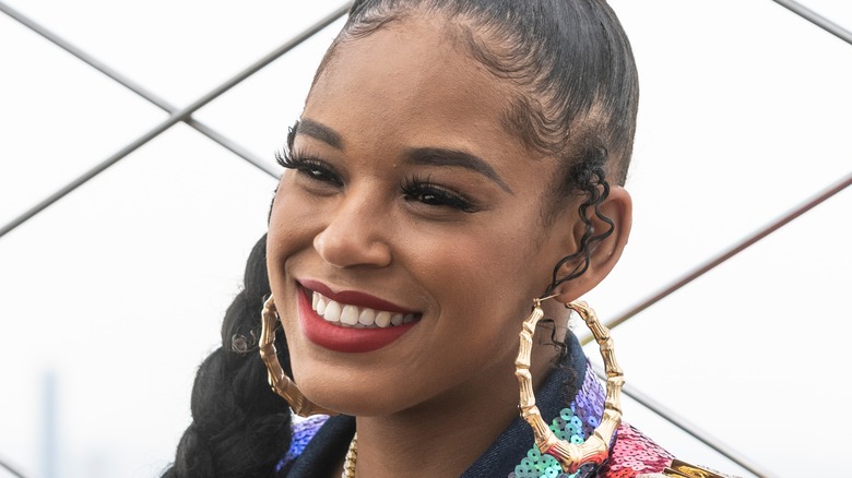 Bianca Belair smiling