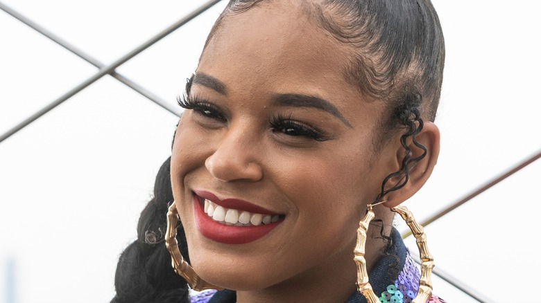 Bianca Belair smiling