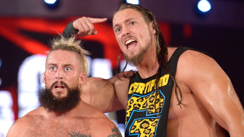 Big Bill as Big Cass, with Enzo Amore