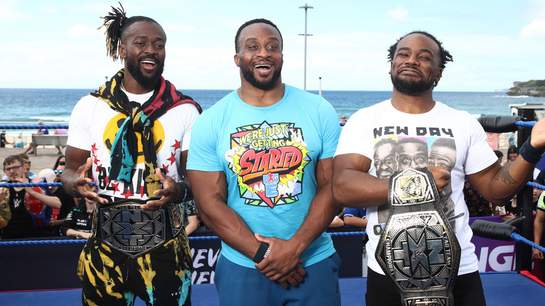 The New Day pose together