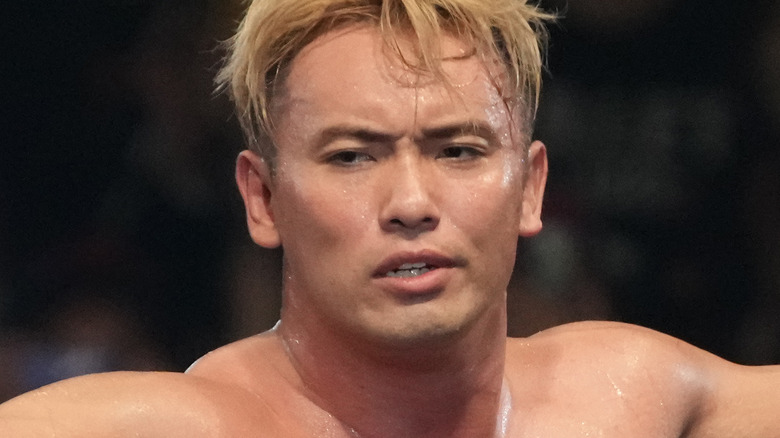 NJPW's Kazuchika Okada posing