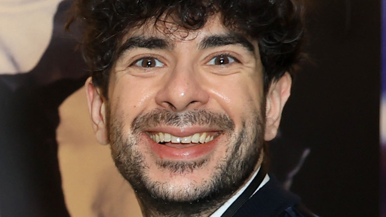 Tony Khan smiling