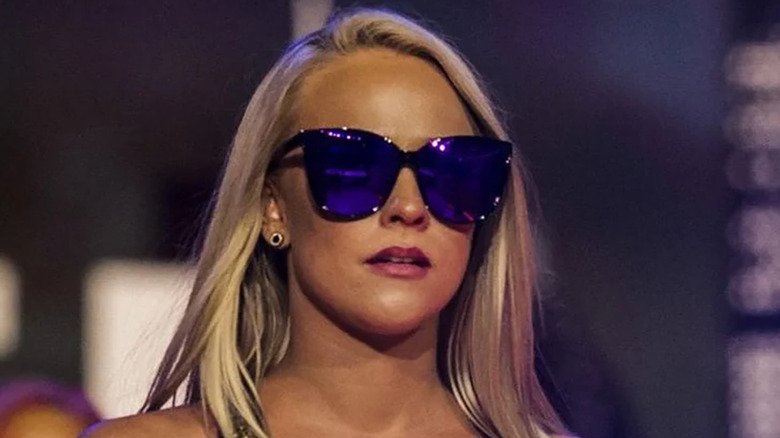 Penelope Ford Wearing Sunglasses