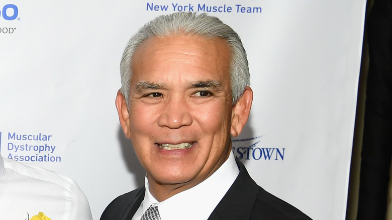 Ricky Steamboat smiling