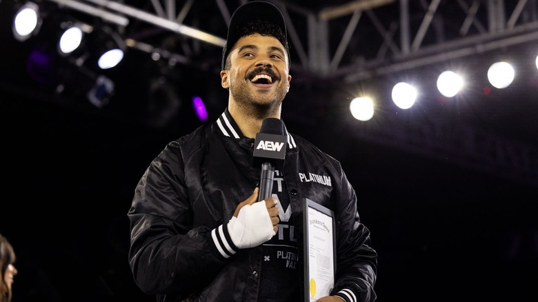 Max Caster on "AEW Collision"