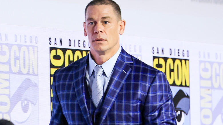 John Cena looks concerned