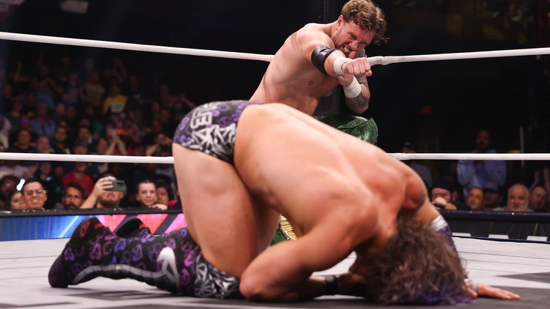 Will Ospreay prepares to strike Ace Austin on "AEW Dynamite"