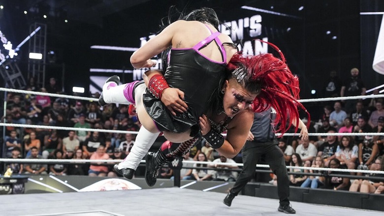 Zaria speaks Tatum Paxley on "WWE NXT"