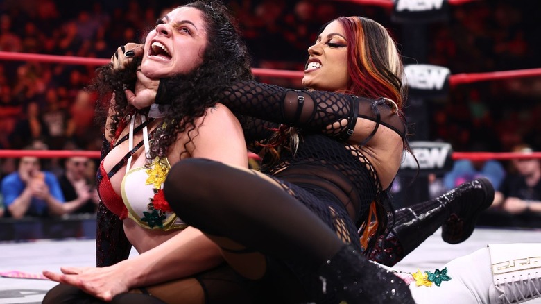 Mercedes Mone attacks Persephone on "AEW Collision"