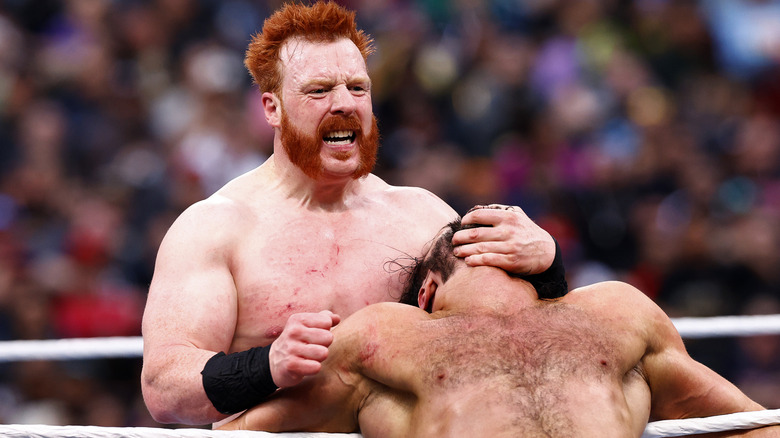 Sheamus batters Drew McIntyre