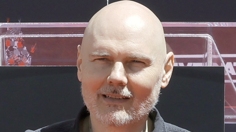 Billy Corgan looking away