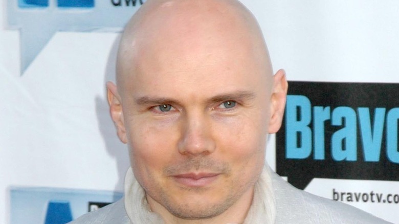 Billy Corgan looking away