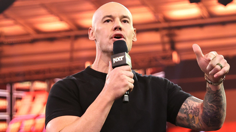 Baron Corbin (AKA Bishop Dyer) on WWE NXT
