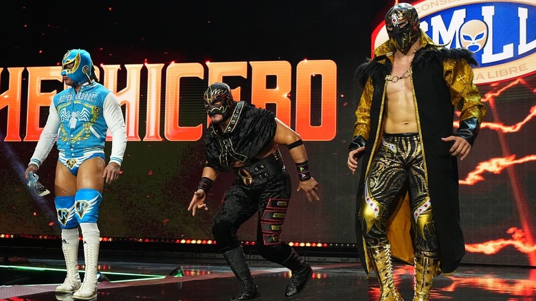 Hechicero, Mascara Dorada & Volador Jr.