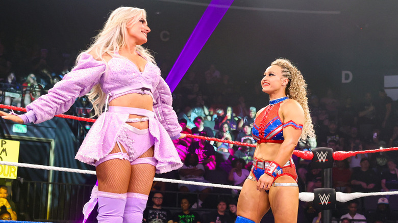 Blake Monroe and Jordynne Grace make an entrance