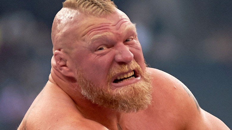Brock Lesnar not bleeding