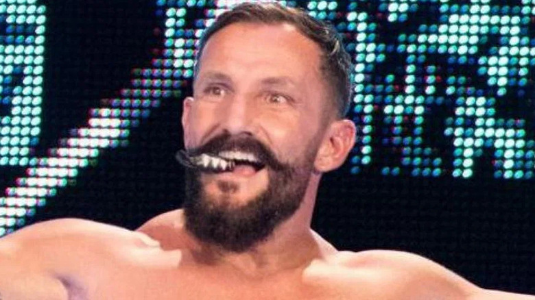 Bobby Fish enters for a WWE "NXT" match