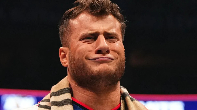 MJF arrogant face