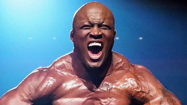 Bobby Lashley flexes on WWE Raw