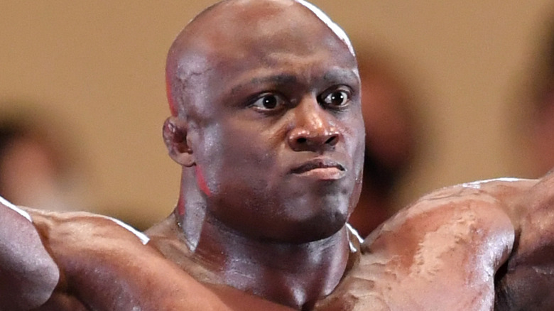 Bobby Lashley makes his entrance