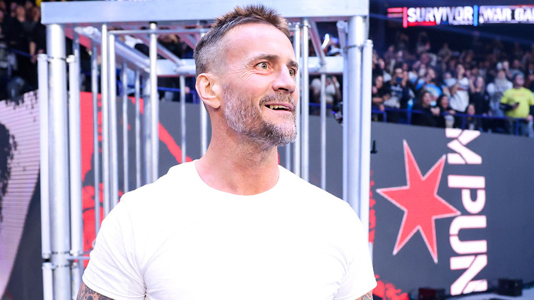 CM Punk at WWE Survivor Series: WarGames 2023