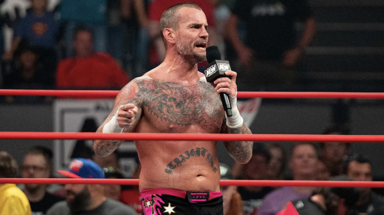 CM Punk speaking
