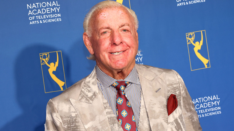 Ric Flair in a suit