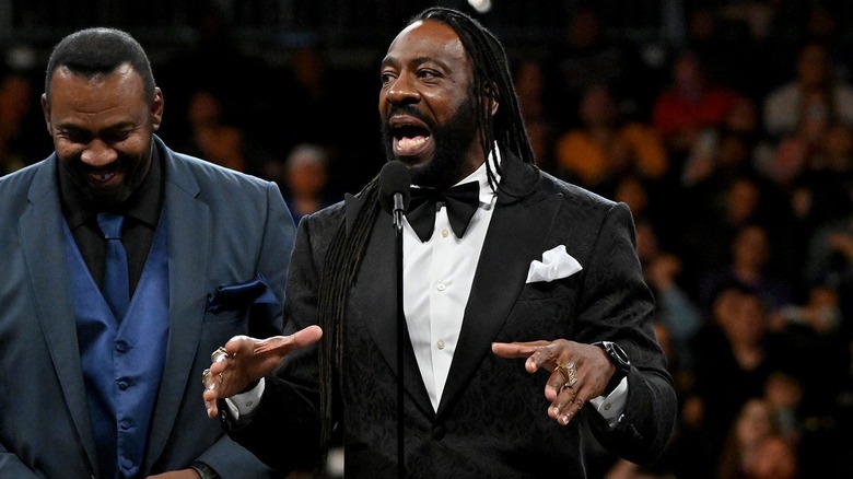 Booker T during WWE Hall of Fame 2019