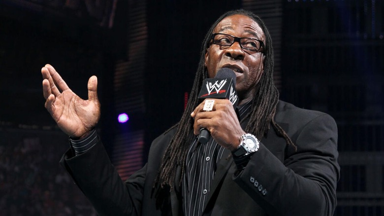 Booker T after being introduced as the SmackDown General Manager