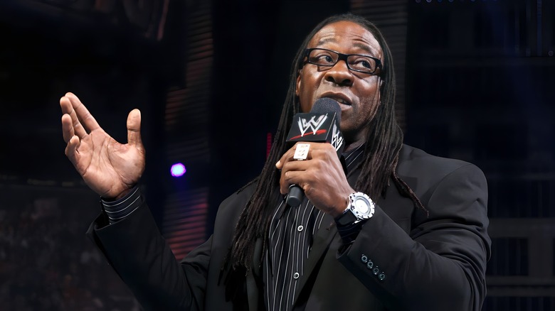 Booker T Peforms His Signature Scissor Kick