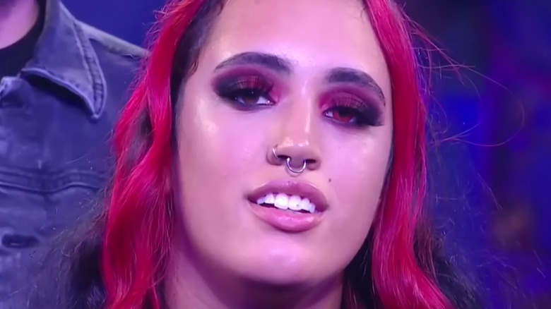 Ava Raine in the ring