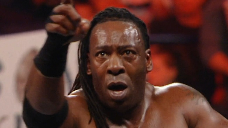 Booker T in ring 