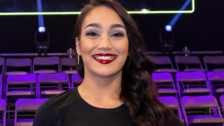 Roxanne Perez inside the WWE Performance Center