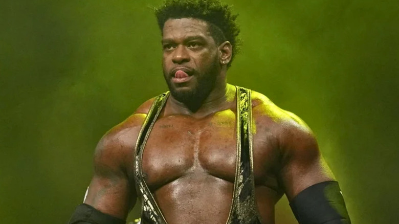 Powerhouse Hobbs wearing a singlet