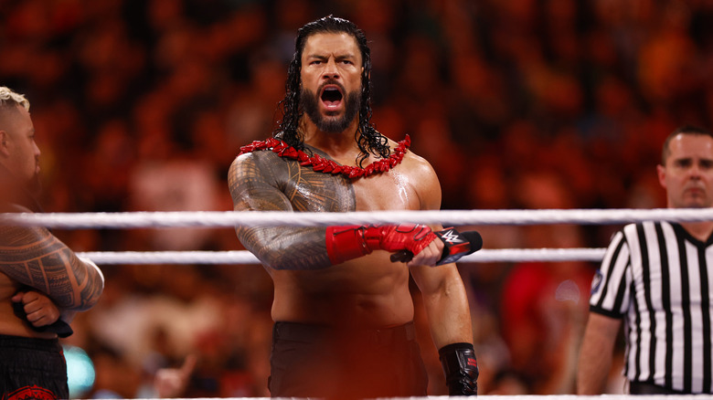 Roman Reigns posing