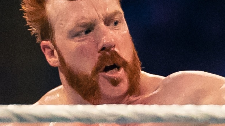 Sheamus with mouth open